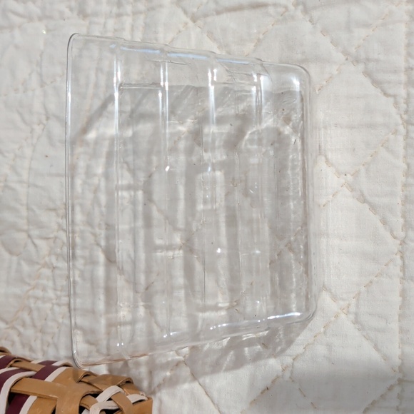 Longaberger Tree Trimming Yuletide Basket, Protector, Lid, Tie On - Picture 5 of 10